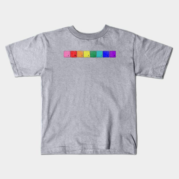 Awesome Word Score Kids T-Shirt by Gintron